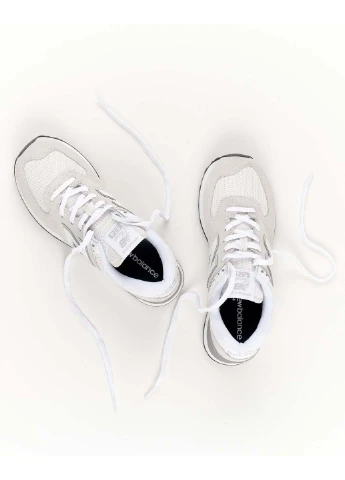 Білі чоловічі кросівки 574 ml574evw демісезон New Balance