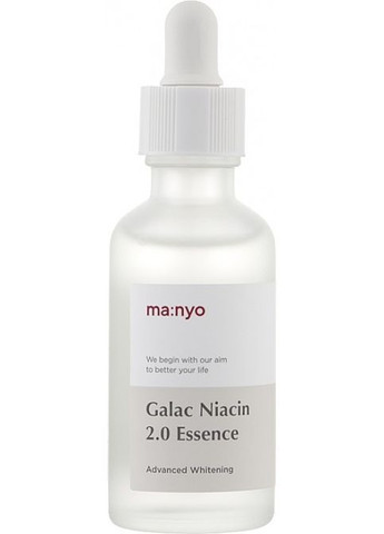 Эссенция для лица усилена с галактомиссисом и ниацинамидом Galac Niacin 2.0 Essence 30ml Manyo Factory (276190564)