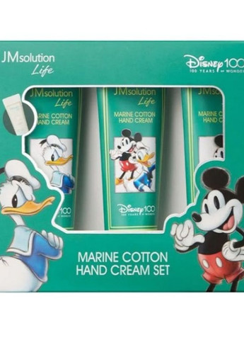 Набір зволожувальних кремів для рук JMsolution Life Marine Life Marine Cotton Hand Cream Set Disney 100, JM Solution (276255431)