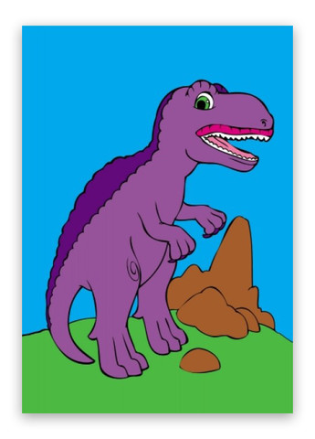 Посмотри и разрисуй Динозаврики (9789667480240) РАНОК (276253720)