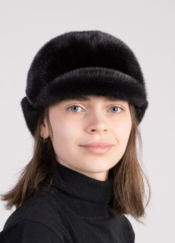 Жіноча норкова кепка Меховой Стиль жокейка (276254815)