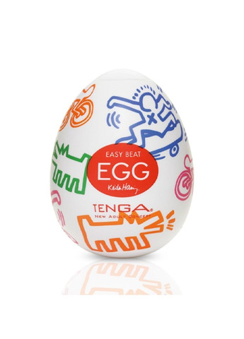 Мастурбатор-яйцо Keith Haring Egg Street Tenga (276325706)