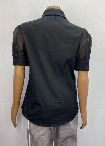 Черная демисезонная блуза GF Ferre