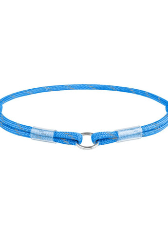Шнурок для адресника из паракорда Smart ID, светоотражающий, М, диаметр 4 мм, длина 42-76 см синий WAUDOG (276387461)