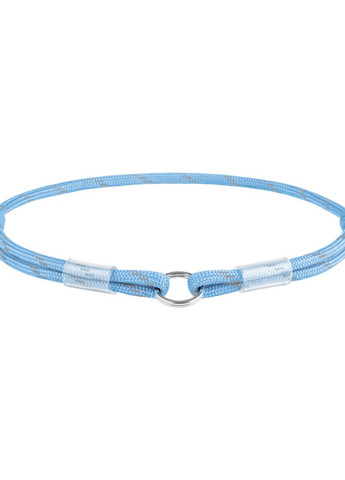 Шнурок для адресника из паракорда Smart ID, светоотражающий, М, диаметр 4 мм, длина 42-76 см голубой WAUDOG (276386933)