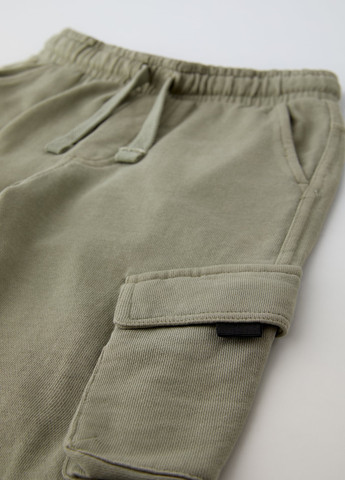 Светло-зеленые повседневный демисезонные брюки Zara