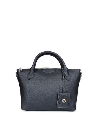 Кожаная черная женская сумка средняя,,7716 черный Fashion (276390289)