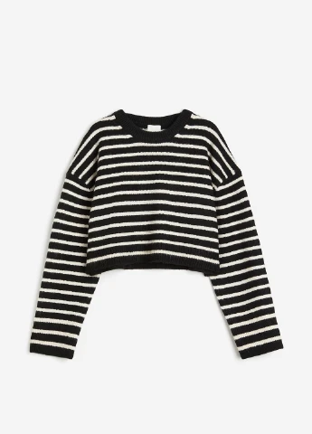 Чорний демісезонний светр H&M