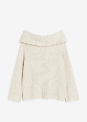 Світло-бежевий демісезонний светр H&M