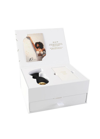 Подарунковий набір Anniversary Box: вакуумний стимулятор, стрічки, маска, лубрикант, спрей Svakom (276385382)