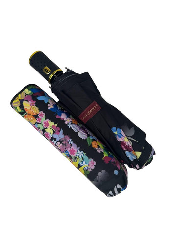 Чёрный женский зонт автомат Rain (276392018)