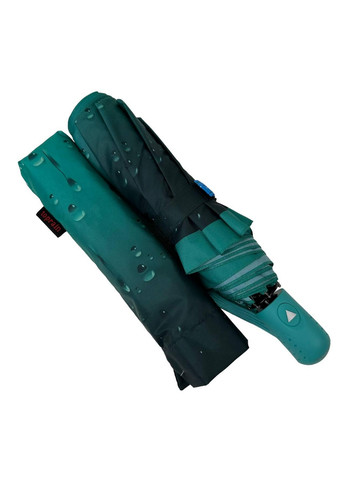 Бирюзовый женский зонт полуавтомат Toprain (276392266)