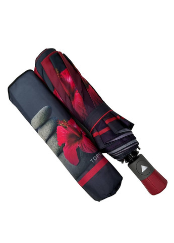 Червона жіноча парасоля напівавтомат Toprain (276392069)