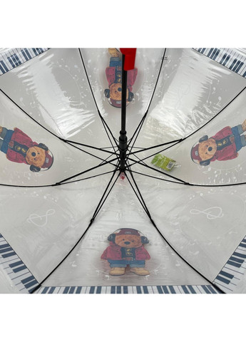 Детский прозрачный зонт трость полуавтомат Rain (276392037)