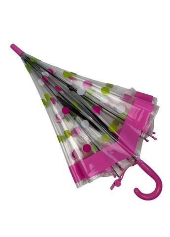 Дитяча прозора парасолька тростина напівавтомат Rain (276392001)