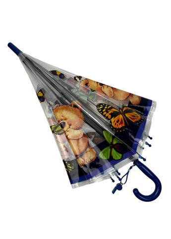 Детский прозрачный зонт трость полуавтомат Rain (276392410)