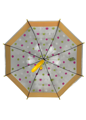 Детский прозрачный зонт трость полуавтомат Rain (276392386)