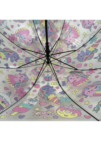 Детский прозрачный зонт трость полуавтомат Fiaba (276392670)