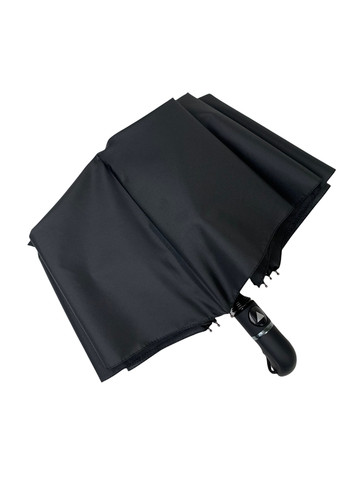 Чёрный мужской зонт полуавтомат Три Слона (276392425)