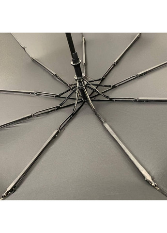 Чёрный мужской зонт полуавтомат Три Слона (276392425)