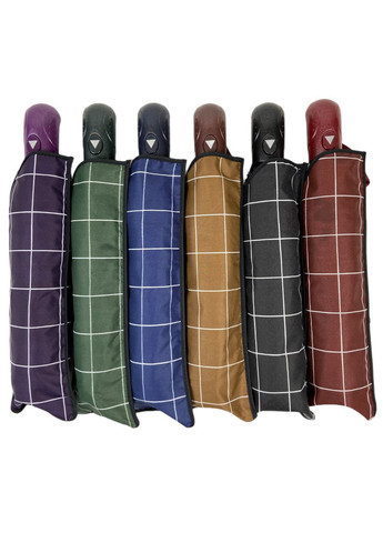 Коричнева жіноча парасоля напівавтомат Toprain (276392637)