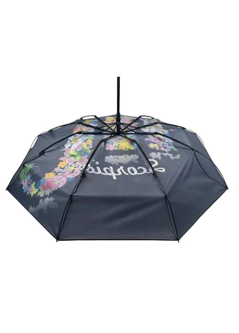 Чорна жіноча парасолька автомат Rain (276392387)