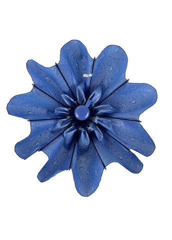 Синя жіноча парасоля напівавтомат S&L (276392683)