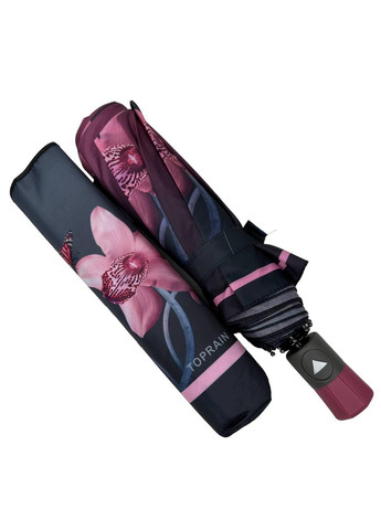 Рожева жіноча парасоля напівавтомат Toprain (276392582)