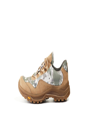 Тактичні чоловічі кросівки демісезон із натуральної шкіри на протекторній підошві No Brand (276394246)