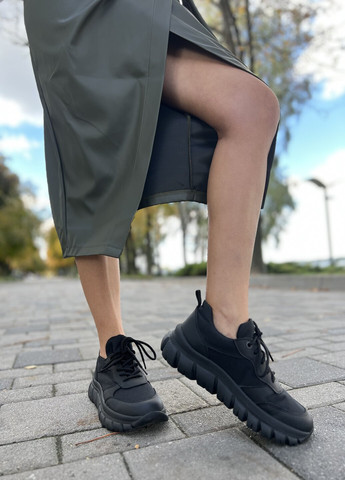 Тактические кожаные женские кроссовки на высокой износостойкой подошве No Brand (276394247)