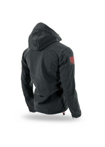 Черная демисезонная куртка softshell Dobermans Aggressive