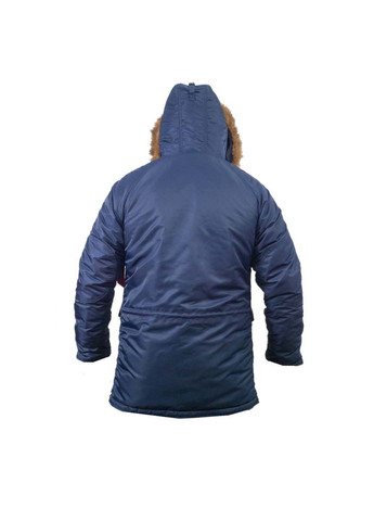 Синяя зимняя куртка аляска n-3b slim Chameleon
