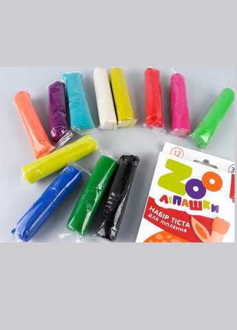 Тісто для ліплення ZOOліпашки Жираф 35г/12кол/12ст Зірка (276463864)