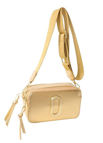 Жіноча сумка 1805 крос-боді жовта золота No Brand (276457663)