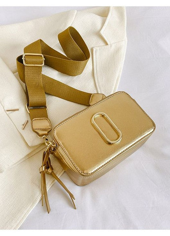 Жіноча сумка 1805 крос-боді жовта золота No Brand (276457663)