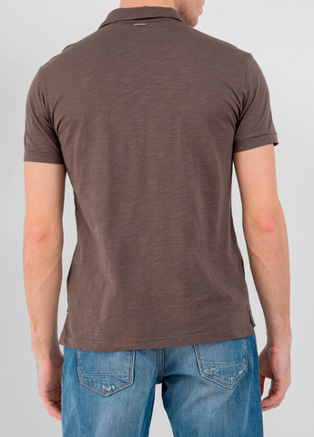 Коричневая футболка-поло для мужчин Antony Morato