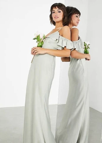 Оливкова (хакі) сукня Asos