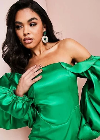 Зеленое платье Asos