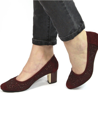 Туфли It-Girl на среднем каблуке со стразами