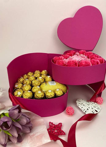 Подарок "Rose love" для любимой, девушки, подруги, жены, на день святого Валентина, 14 февраля, день рождения (8-0573) Кукумбер (276530012)