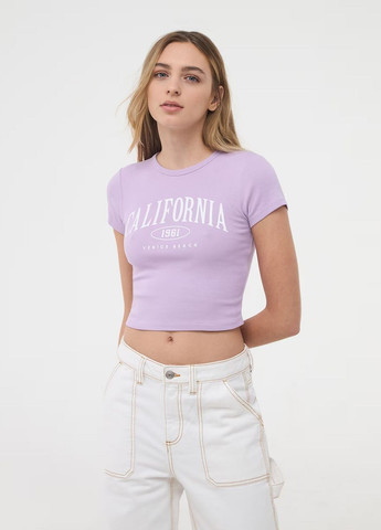 Бузкова літня футболка жін Terranova
