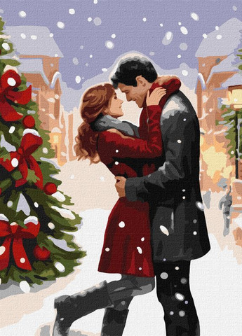 Картина по номерам Зимняя романтика ©art_selena_ua 40x50 KHO8347 Идейка Ідейка (276462049)