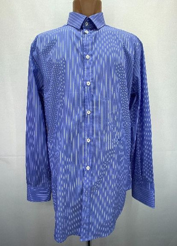 Синяя классическая рубашка в полоску D&G