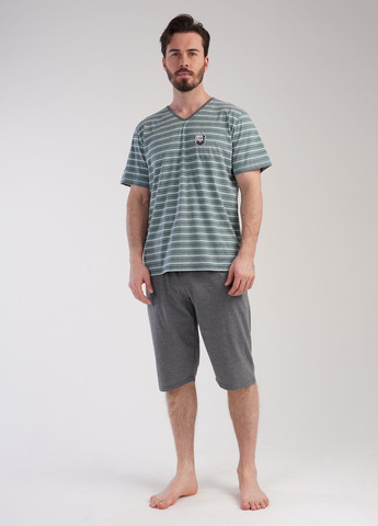 Пижама мужская (футболка, бриджи) Vienetta (276469121)