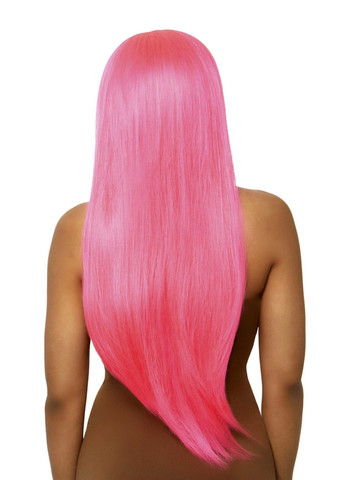 Перука 33″ Long straight center part wig neon pink Leg Avenue (276470231)