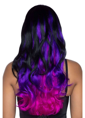 Allure Multi Color Wig Black/Purple Leg Avenue (276470254)