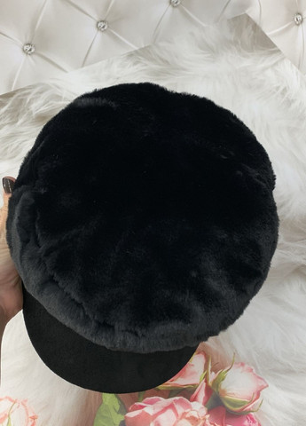 Женская кепка картуз плюшевая с пряжкой и регулировкой размера No Brand (276525629)