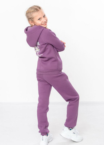 Фиолетовый зимний костюм для девочки брючный Носи своє