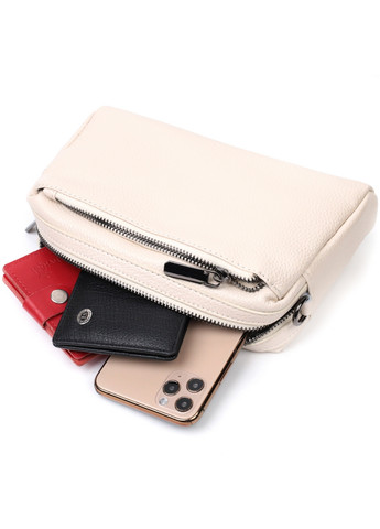 Жіноча шкіряна сумка 22,5х12х5 см Vintage (276531351)