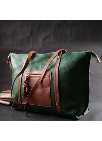 Женская кожаная сумка 33х25х12 см Vintage (276531587)